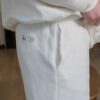 jogging sydney coloris blanc côtelé atelier 139 mode prêt-à-porter femme made in france